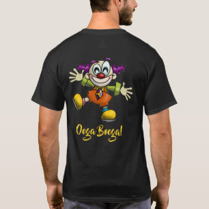 Tecknad clown Ooga Booga T Shirt