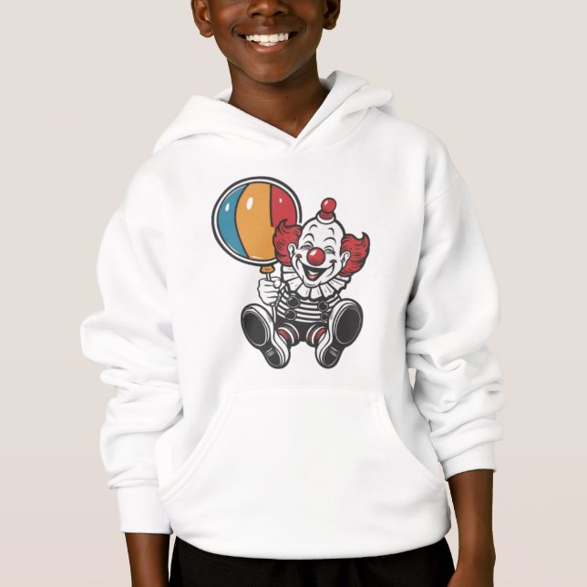 Tecknad Clown T Shirt (Framsida)