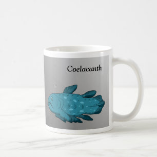 Tecknad Coelacanth Kaffemugg
