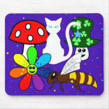 Tecknad Collage Mousepad