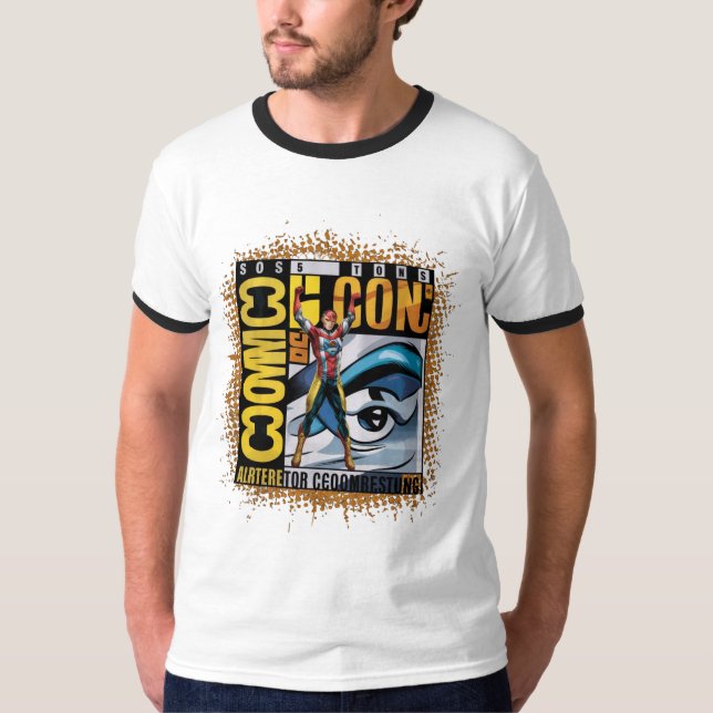 Tecknad-Con Cosplay mästerverk T Shirt (Framsida)