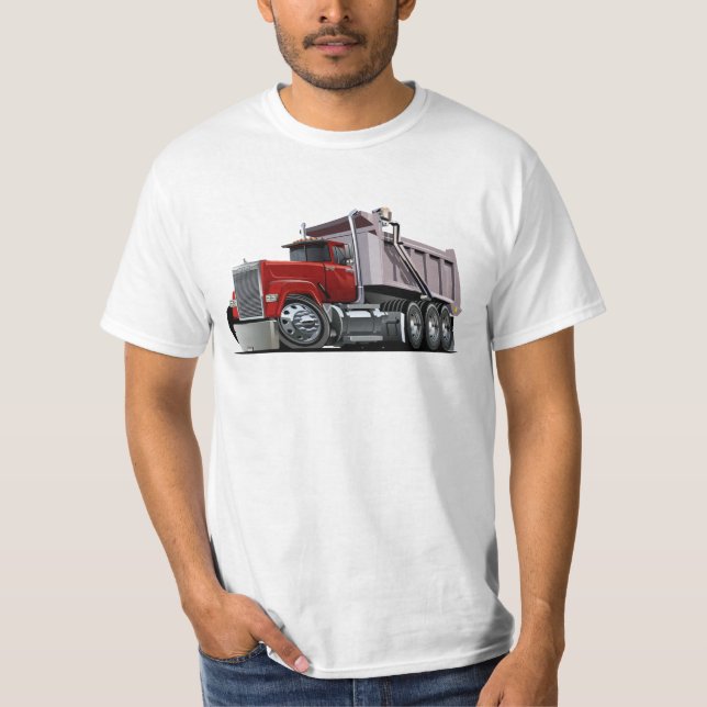 Tecknad coola lastbil T-Shirt (Framsida)