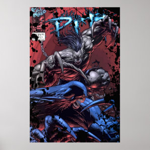 Tecknad Cover för Pitt Super Poster