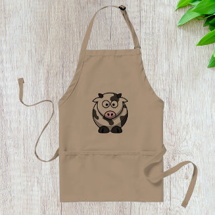 Tecknad Cow Apron Förkläde