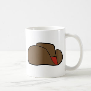 Tecknad Cowboy Hat Kaffemugg