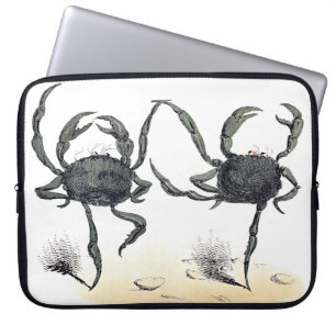 Tecknad Crab Laptop Fodral