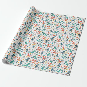 Tecknad Crokodile: Vintage Animal Tapet Presentpapper