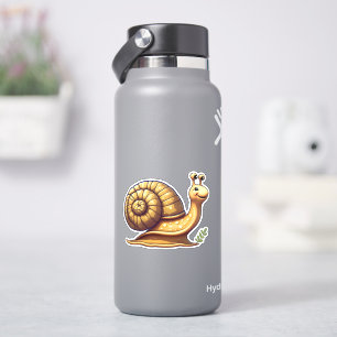 Tecknad-dekal för Cute snigel Klistermärken
