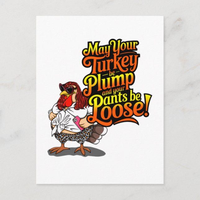 Tecknad Diva Turkiet, vykort (Framsida)