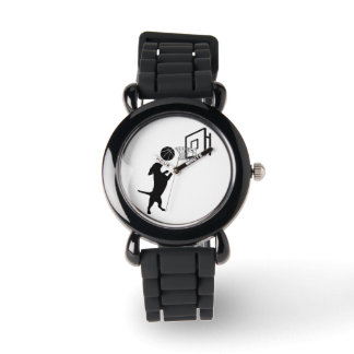 Tecknad djurbasket armbandsur