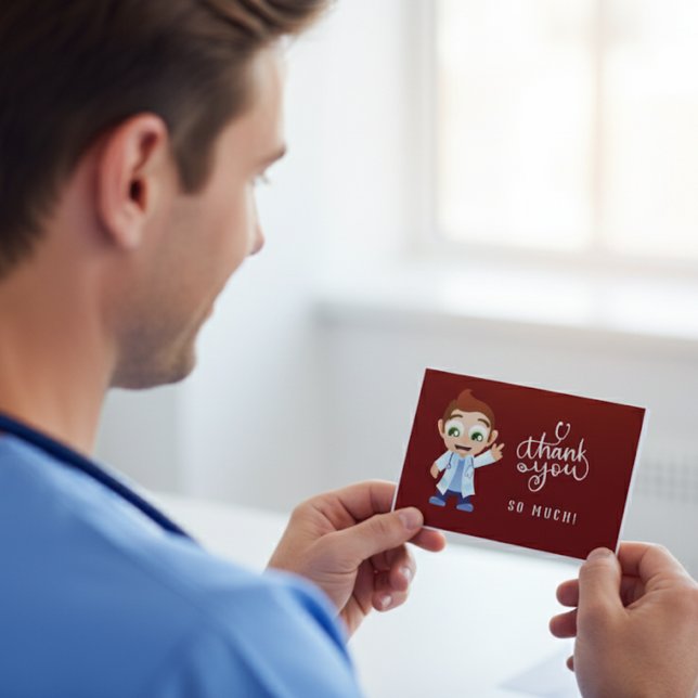 Tecknad Doktor Red Tack (Skapare uppladdad)