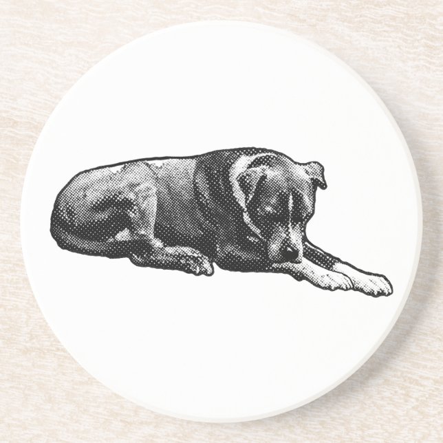 Tecknad-Dot Tassar Underlägg (Framsidan)