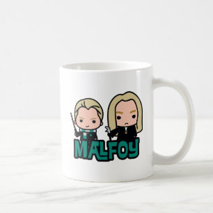 Tecknad Draco och Lucius Malfoy Art Kaffemugg