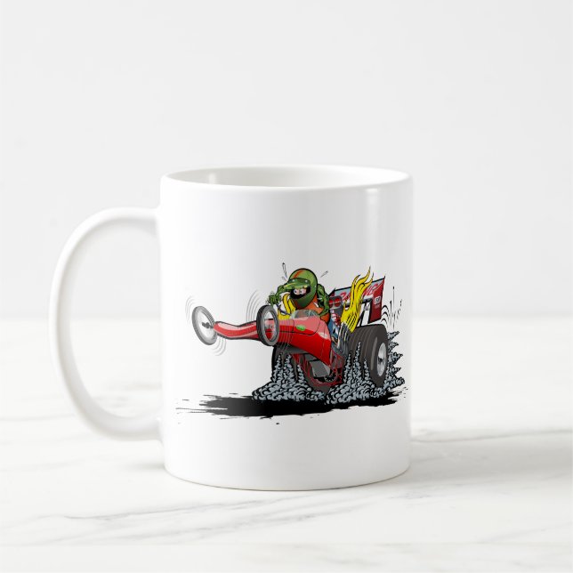 Tecknad-dragare Kaffemugg (Vänster)