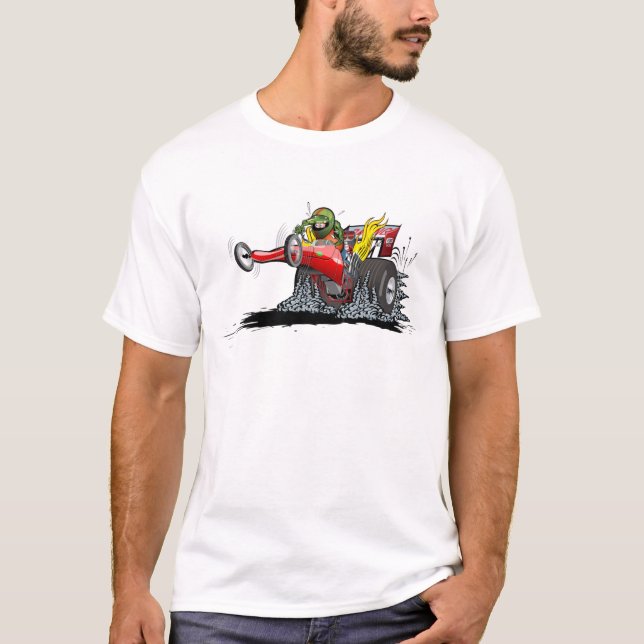 Tecknad-dragare T Shirt (Framsida)