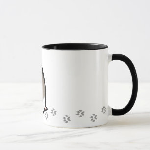 Tecknad dvärghamster mugg