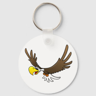 Tecknad Eagle Nyckelring