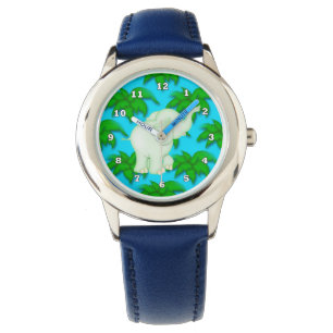 Tecknad Elephant Children Jungle watch Armbandsur