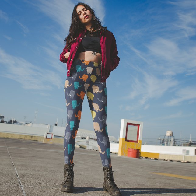 Tecknad Elephant Leggings (Skapare uppladdad)