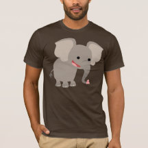 Tecknad Elephant T-shirt