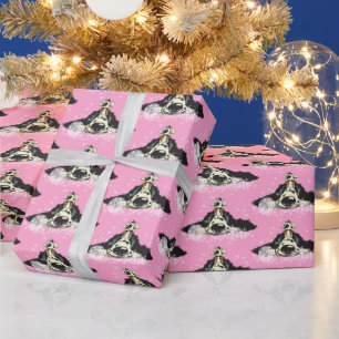 Tecknad Engelska Cocker spaniel Wrapping Papper Presentpapper