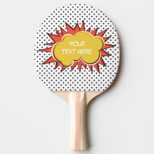 Tecknad Explosion Pingisracket