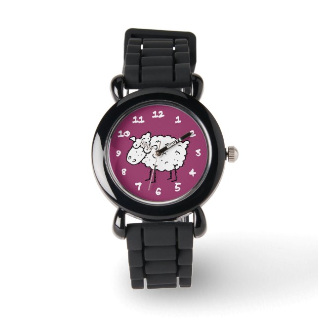 Tecknad Får Armbandsur (Framsida)