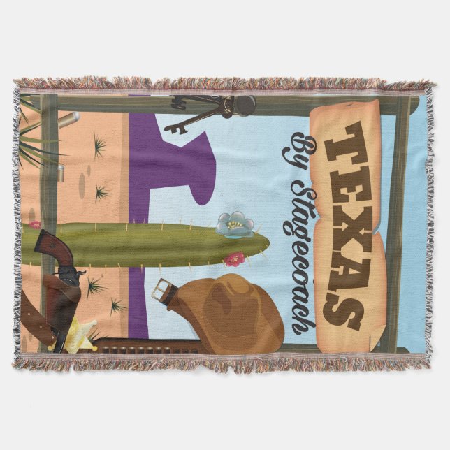 Tecknad film om Texas cowboy semester Mysfilt (Framsidan)