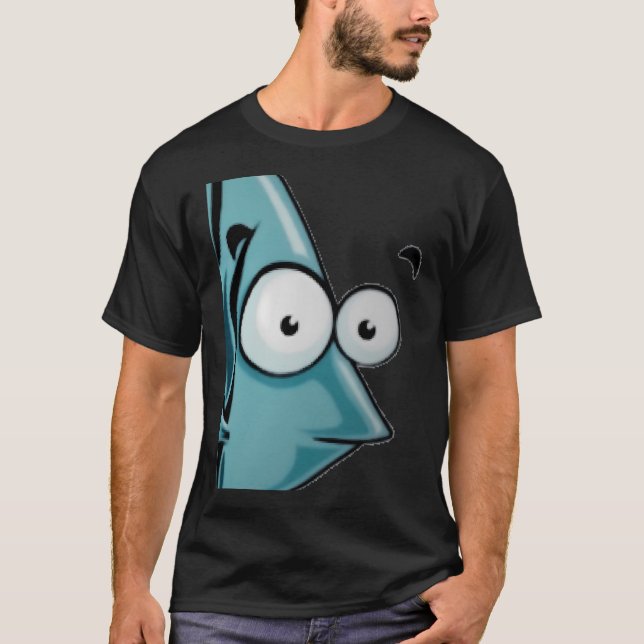 Tecknad Fisk T Shirt (Framsida)