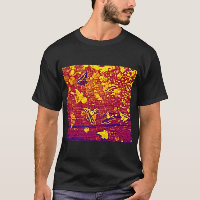 Tecknad Fisk T Shirt (Framsida)