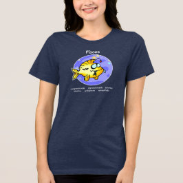 Tecknad Fiskar Pisces äter Fisk T-shirt