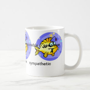 Tecknad Fiskätande fisk Kaffemugg