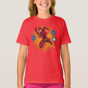 Tecknad Flash Laboratory Running Graphic T Shirt