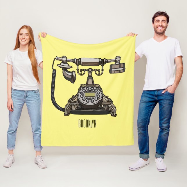 Tecknad Fleecefilt (På plats)