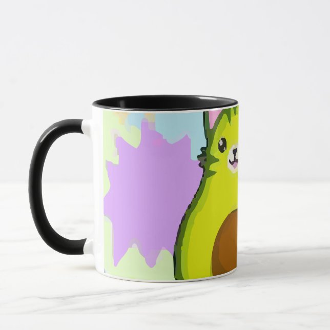 Tecknad Flora Cute Mugg (Vänster)