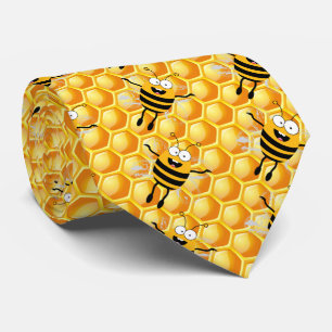 Tecknad Fly Bee honey mönster Slips