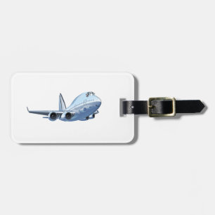 Tecknad flygplan bagagebricka