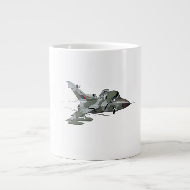 Tecknad flygplan jumbo mugg (Framsidan)