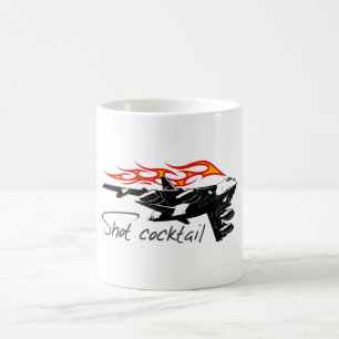 Tecknad flygplan kaffemugg