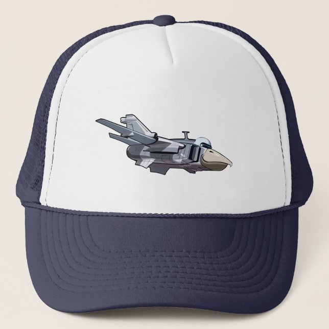 Tecknad flygplan keps (Framsida)
