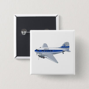 Tecknad flygplan knapp