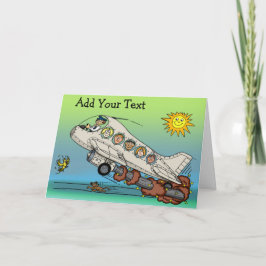 Tecknad Flygplan Kort