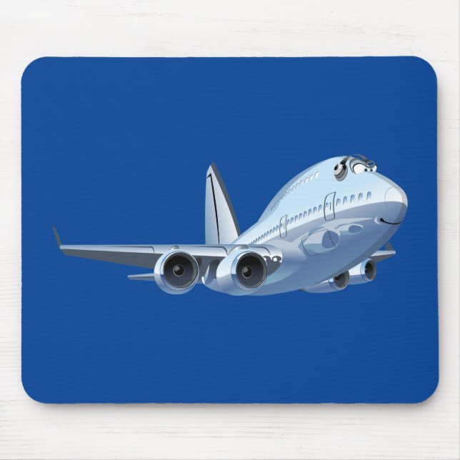 Tecknad flygplan musmatta (Framsidan)