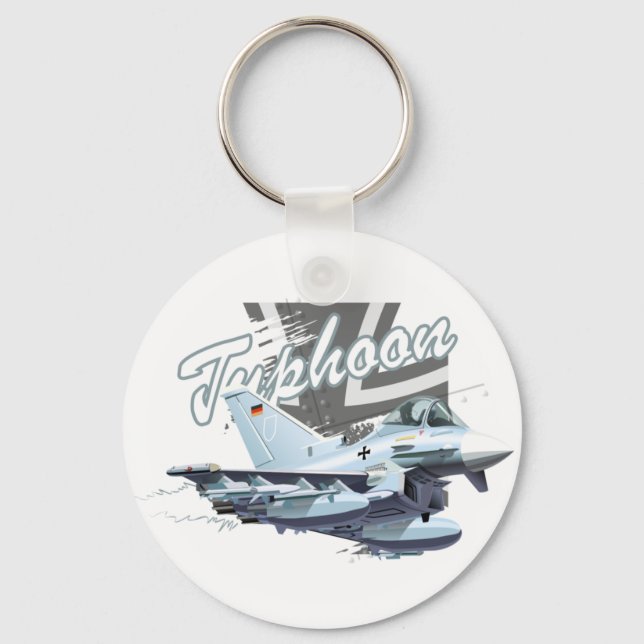 Tecknad flygplan nyckelring (Framsida)