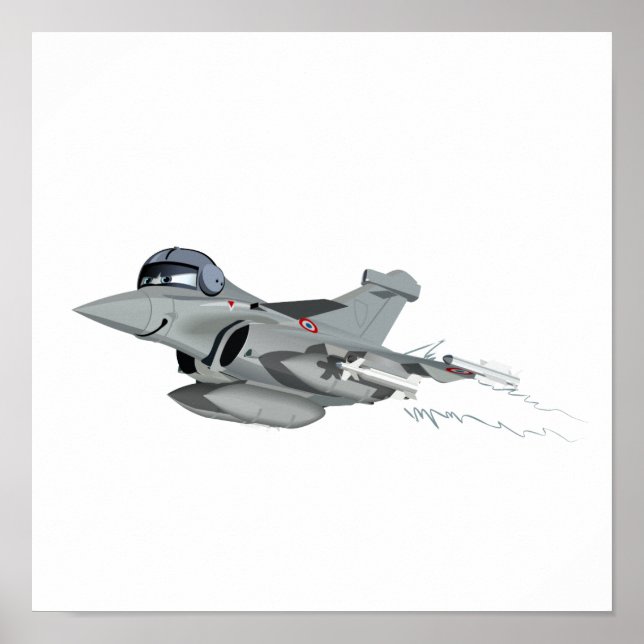 Tecknad flygplan poster (Framsidan)