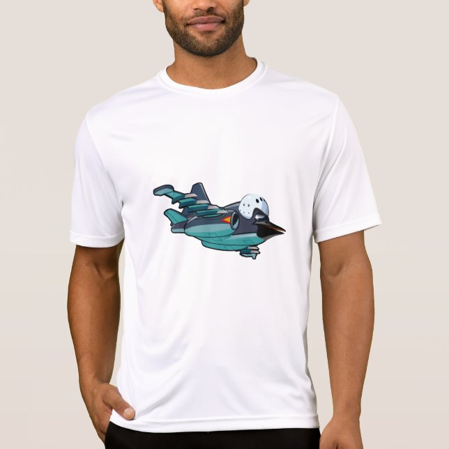 Tecknad flygplan t shirt (Framsida)