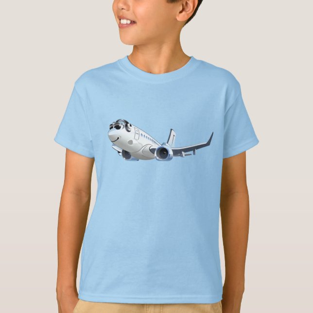 Tecknad flygplan t shirt (Framsida)