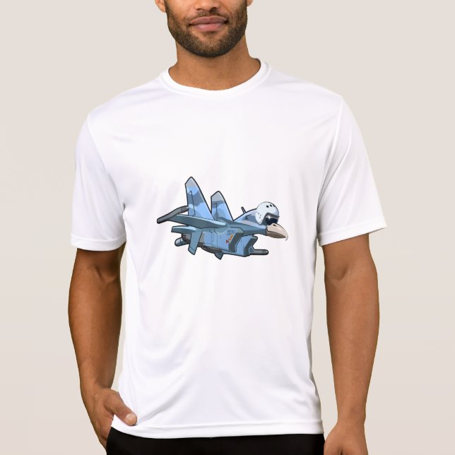 Tecknad flygplan t shirt (Framsida)
