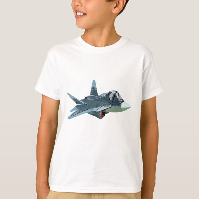 Tecknad flygplan t shirt (Framsida)
