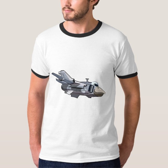 Tecknad flygplan t shirt (Framsida)
